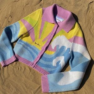 NWT! House of Sunny Multi Tide Cardi